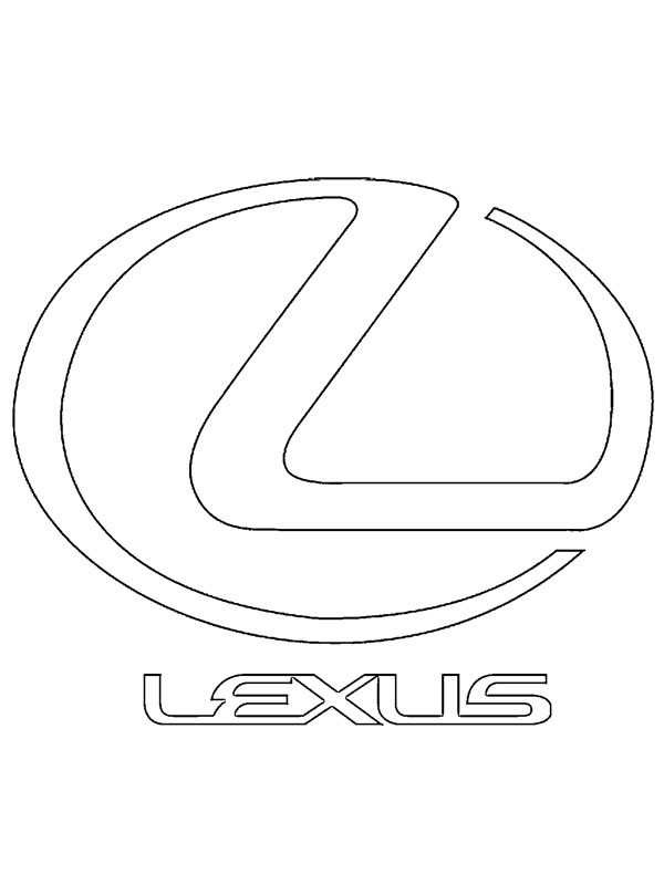 Lexus Logga Målarbild