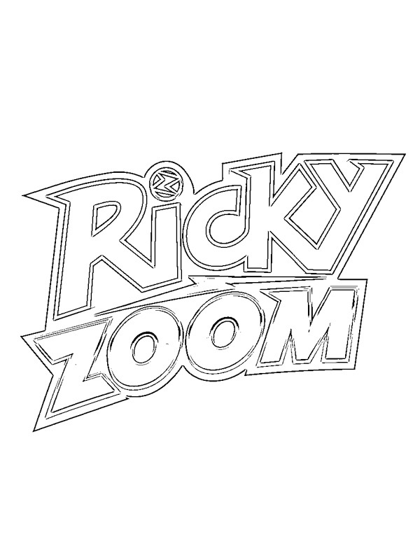 Logga Ricky Zoom Målarbild