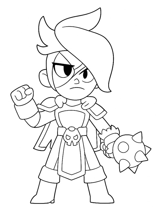 Lumi Brawl Stars Målarbild Lumi Brawl Stars Målarbild
