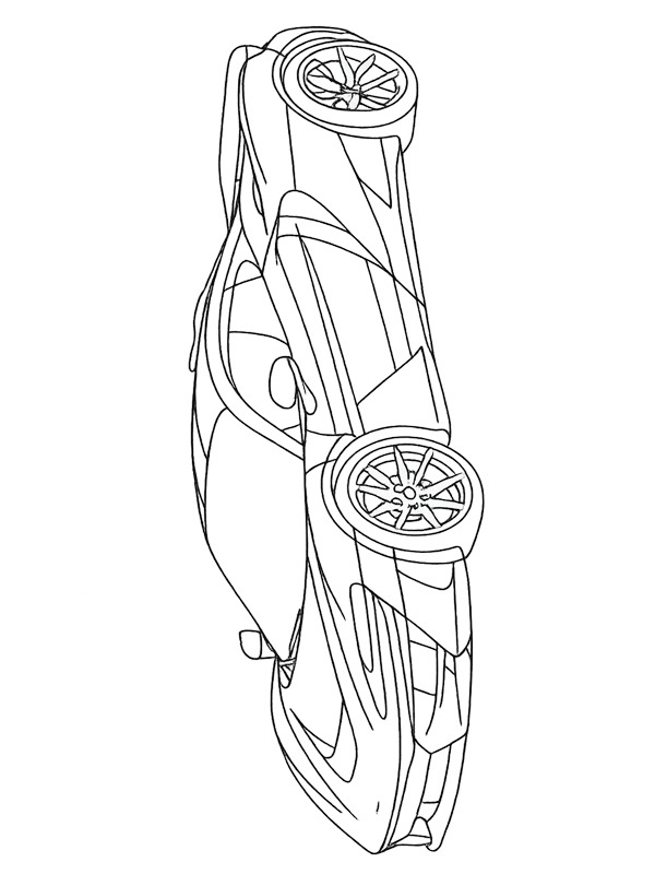 Mclaren W1 Målarbild Mclaren W1 Målarbild