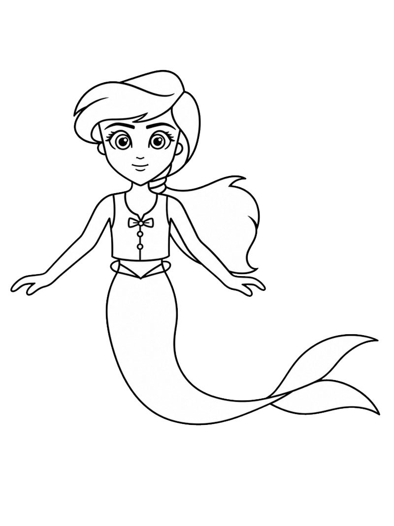 Melody (Den lilla sj&ouml;jungfrun II) Målarbild