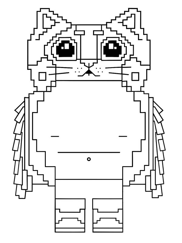 Meowl (Steal a Brainrot) Målarbild Meowl (Steal a Brainrot) Målarbild