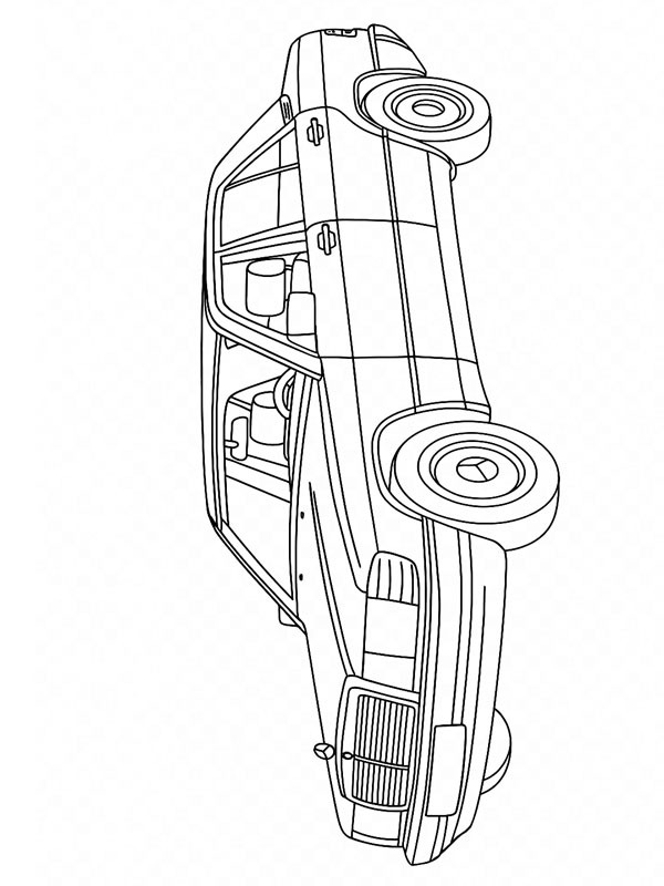 Mercedes-Benz 190 Målarbild Mercedes-Benz 190 Målarbild