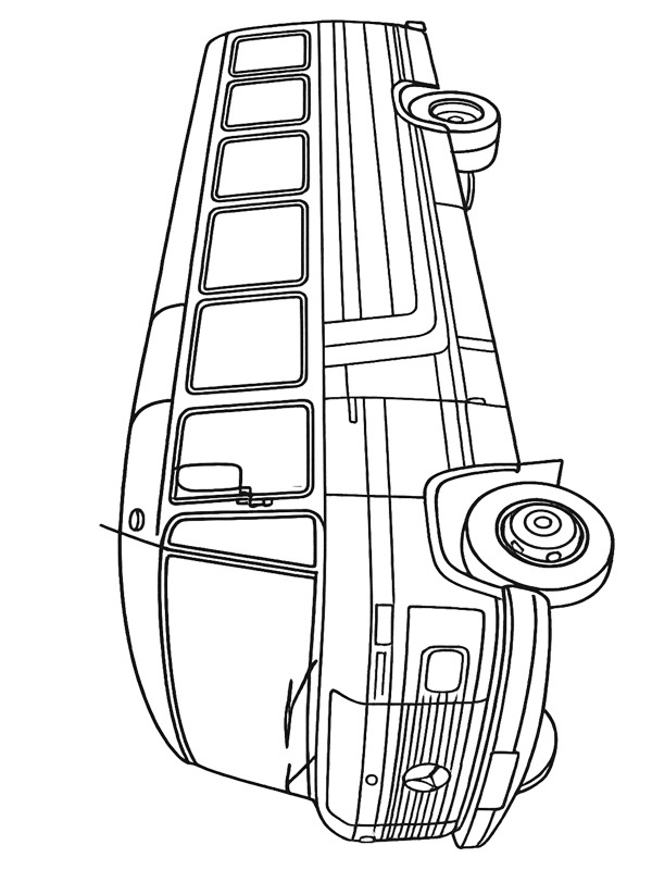 Mercedes-Benz O309 Målarbild Mercedes-Benz O309 Målarbild