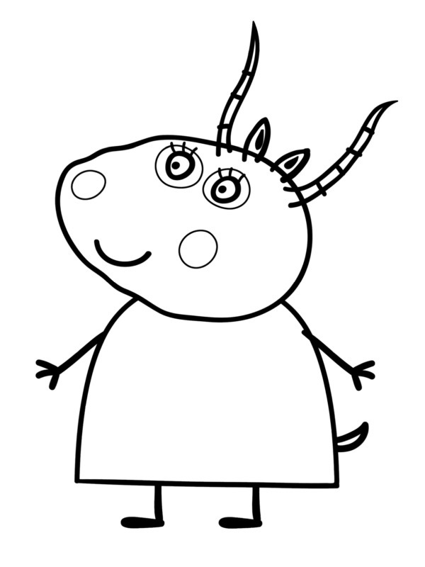 Madame Gazelle Målarbild Madame Gazelle Målarbild