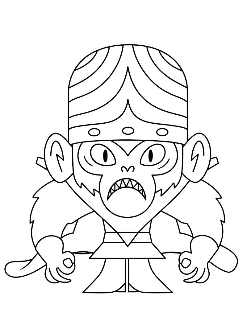 Mojo Dojo (Powerpuffpinglorna) Målarbild Mojo Dojo (Powerpuffpinglorna) Målarbild