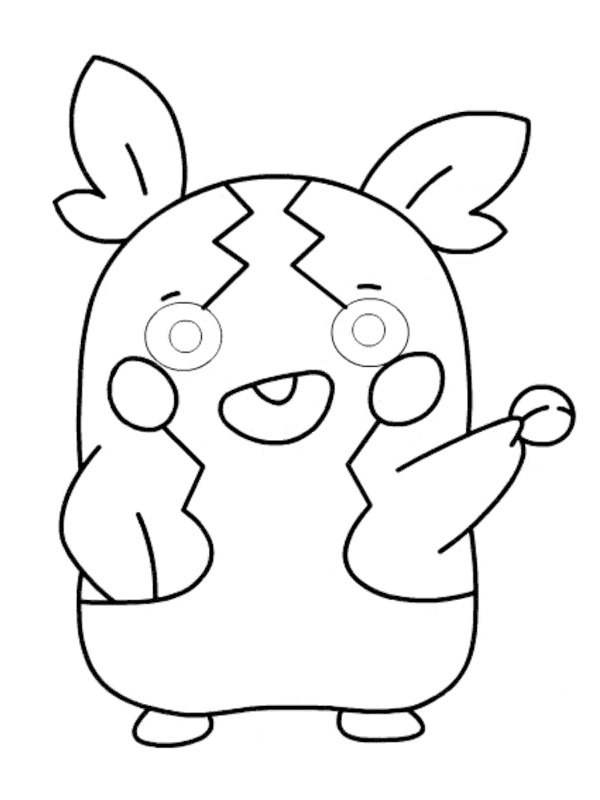Morpeko (Pokémon) Målarbild Morpeko (Pokémon) Målarbild