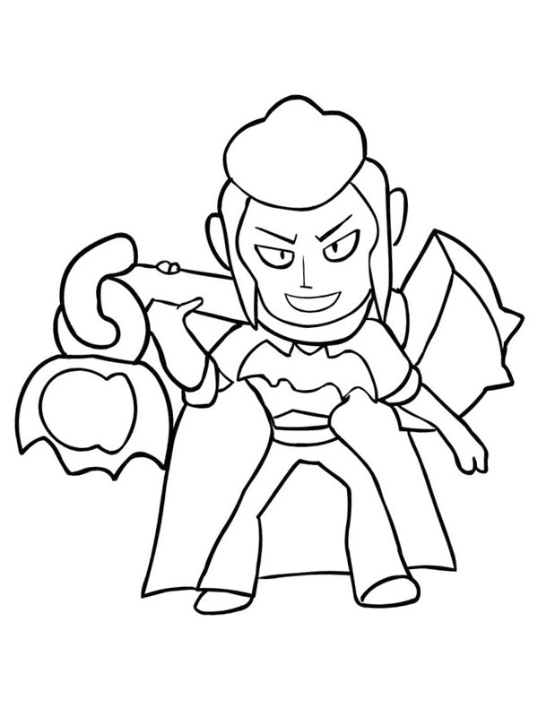 Mortis Brawl Stars Målarbild Mortis Brawl Stars Målarbild