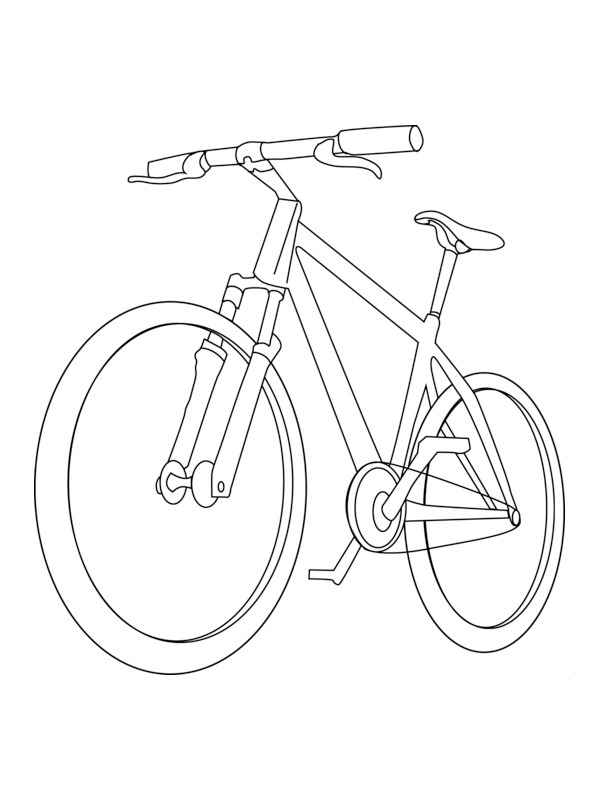 Mountainbike cykel Målarbild Mountainbike cykel Målarbild