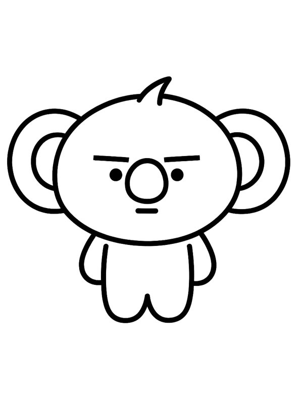 Moya (BT21) Målarbild Moya (BT21) Målarbild