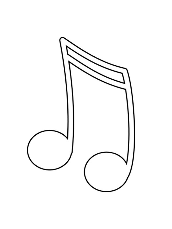 Musiknot Målarbild Musiknot Målarbild