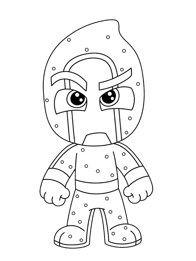Nattninjan (Pyjamashjältarna) Målarbild Nattninjan (Pyjamashjältarna) Målarbild