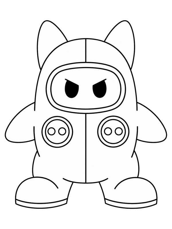 Ninji (Super Mario Bros. 2) Målarbild Ninji (Super Mario Bros. 2) Målarbild