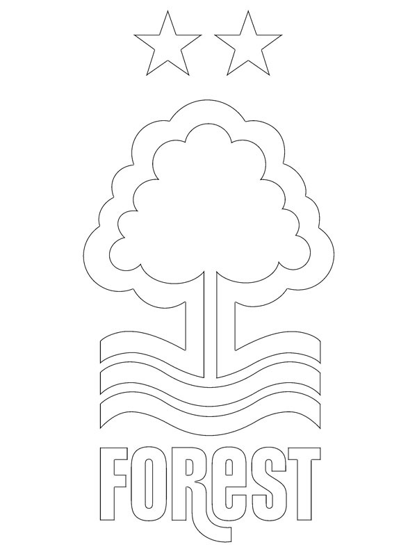 Nottingham Forest FC Målarbild