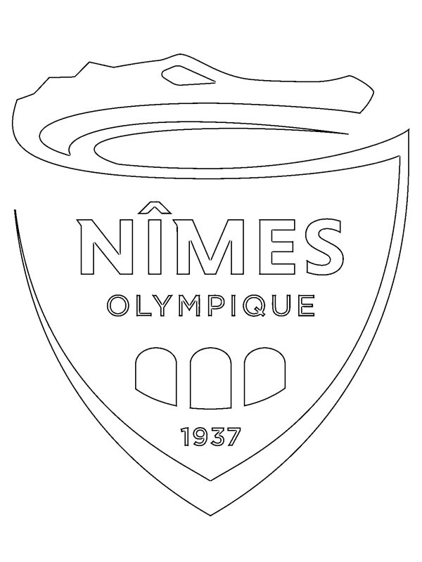 Nimes Olympique Målarbild