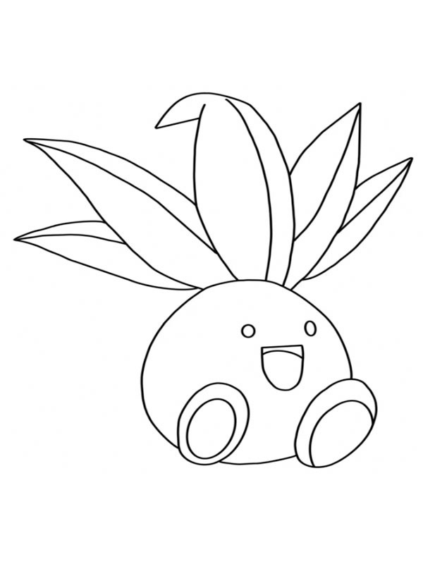 Oddish (Pokémon) Målarbild Oddish (Pokémon) Målarbild