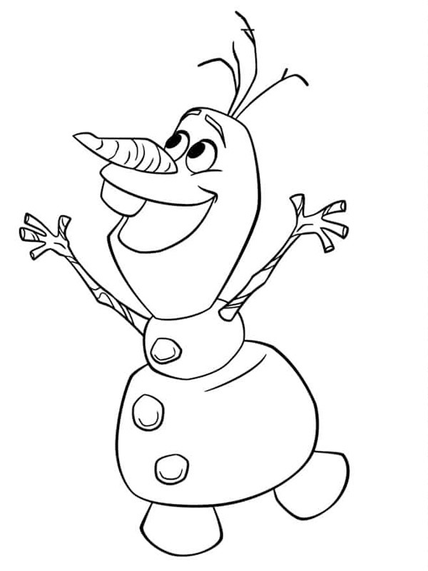 Olaf från Frozen Målarbild
