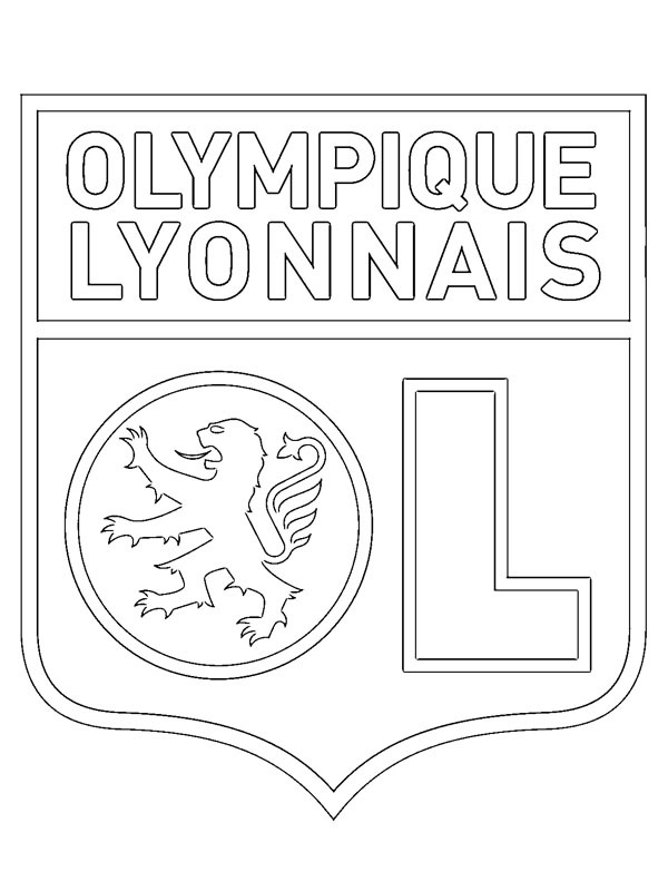 Olympique Lyonnais Målarbild