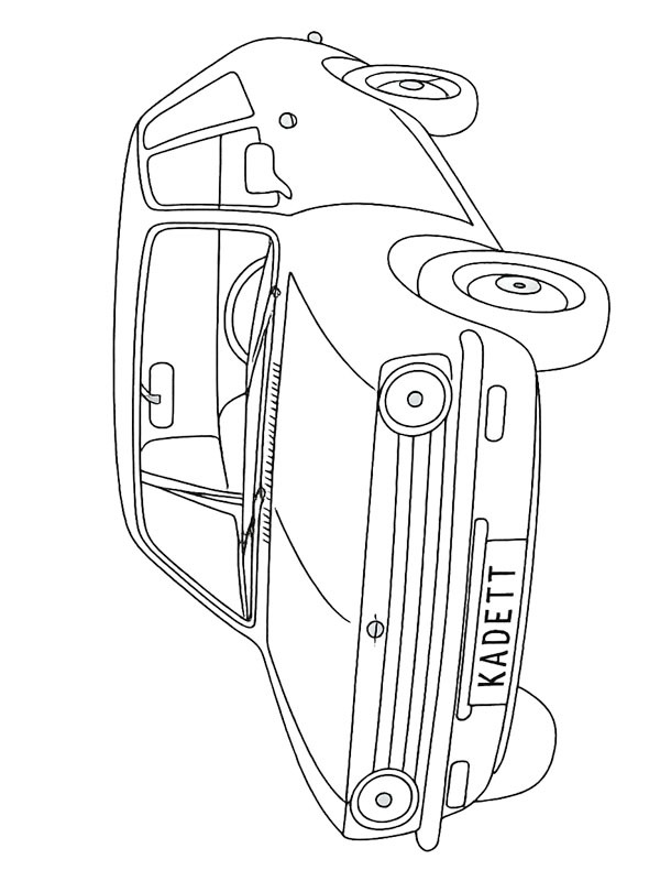 Opel Kadett Målarbild Opel Kadett Målarbild