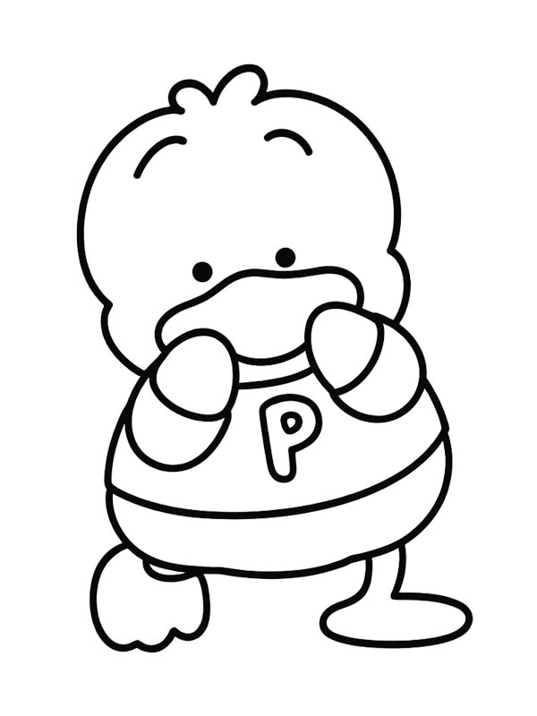 Pekkle (Sanrio) Målarbild Pekkle (Sanrio) Målarbild