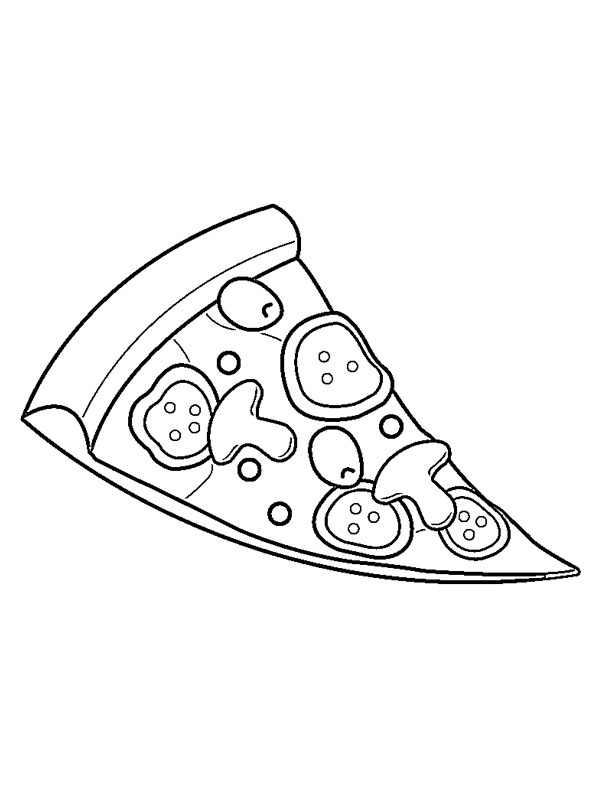 Pizzaslice Målarbild Pizzaslice Målarbild