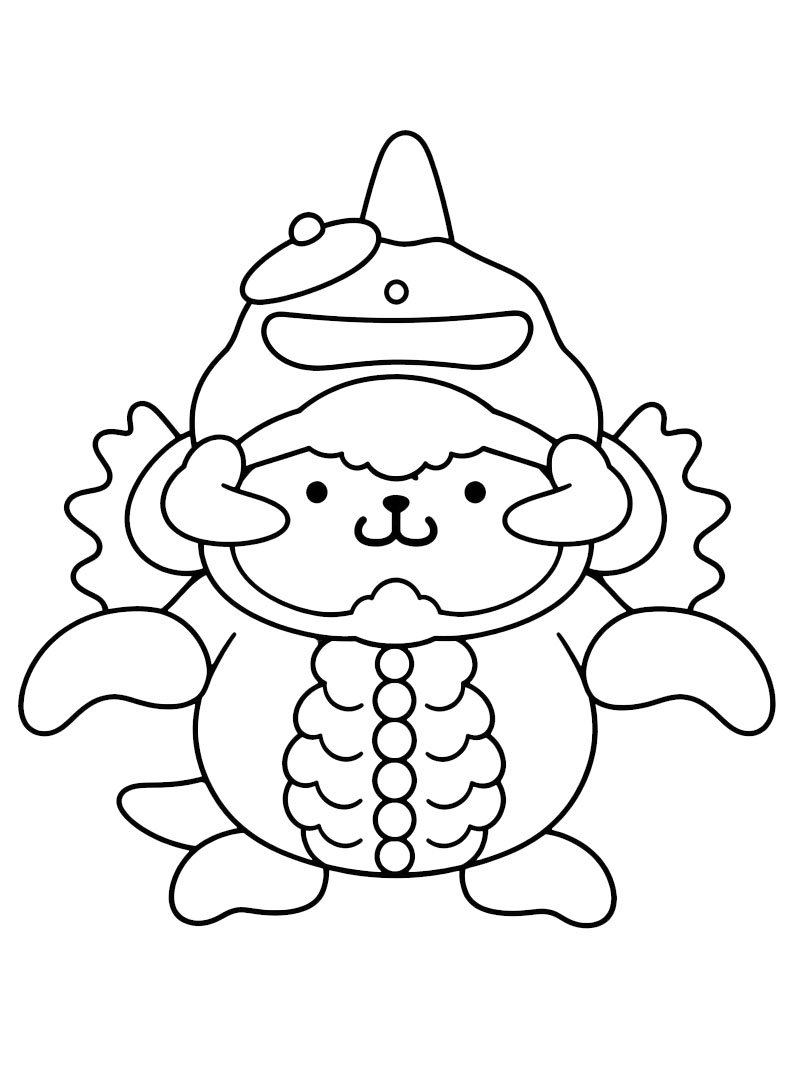 Pompompurin Gigan Målarbild Pompompurin Gigan Målarbild