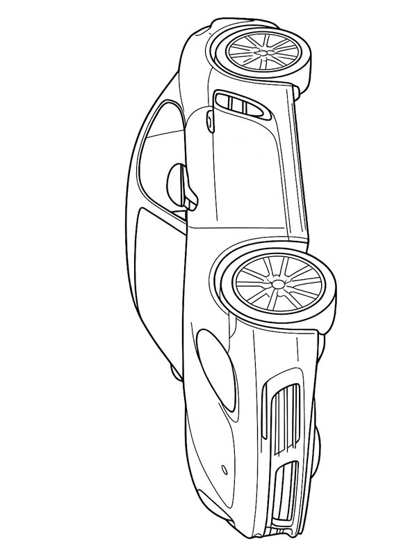Porsche 718 Cayman Målarbild Porsche 718 Cayman Målarbild