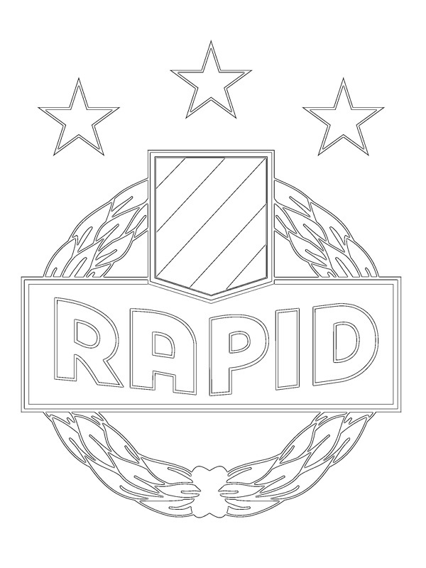 SK Rapid Wien Målarbild