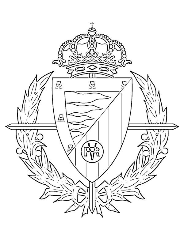 Real Valladolid Målarbild Real Valladolid Målarbild