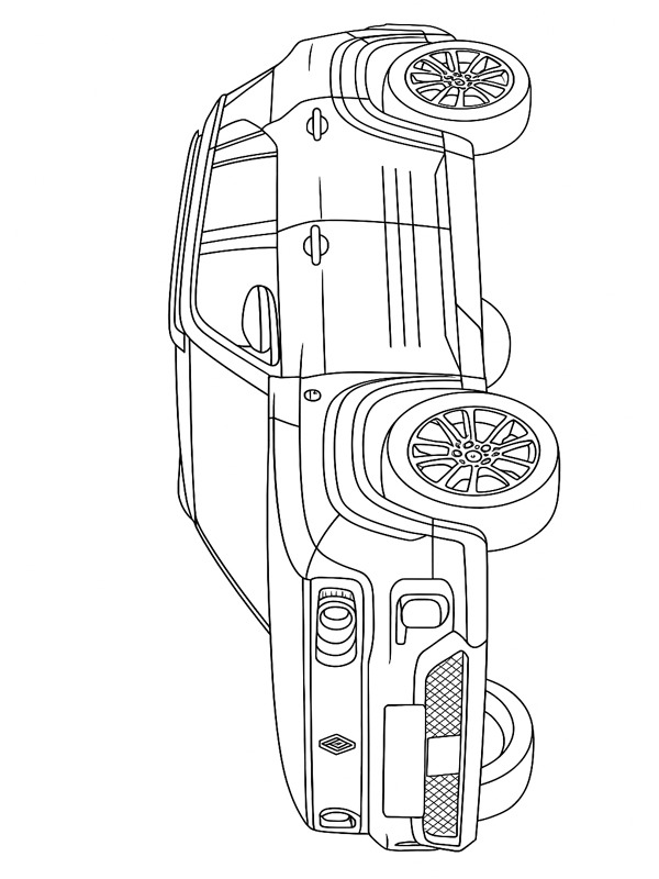 Renault 4 E-Tech electric Målarbild Renault 4 E-Tech electric Målarbild