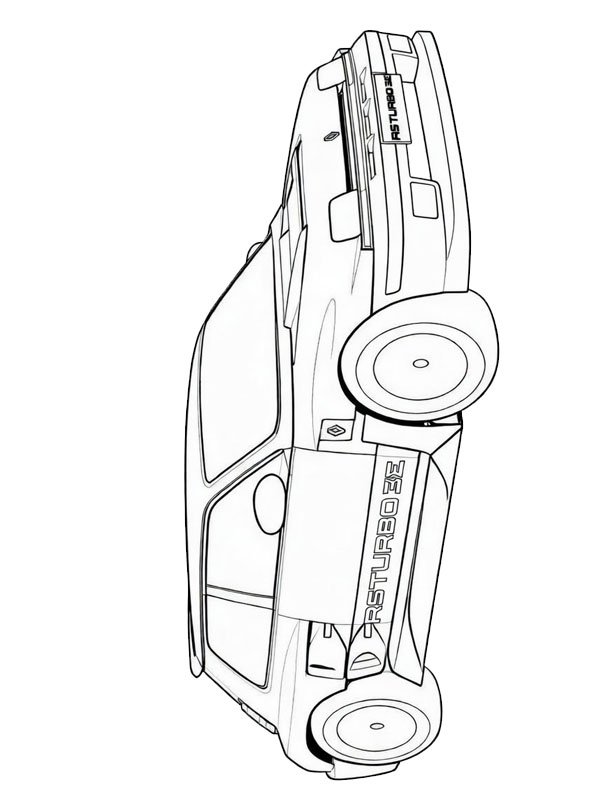 Renault 5 Turbo 3E Målarbild