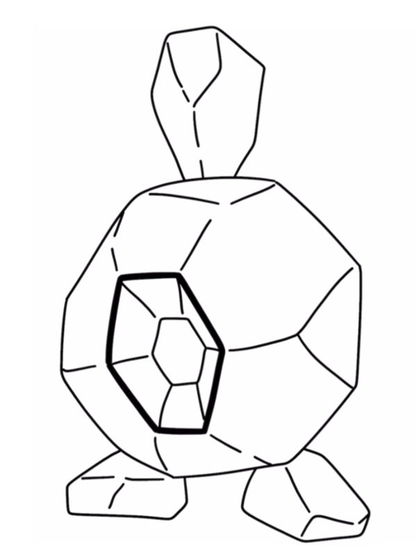Roggenrola (Pokémon) Målarbild Roggenrola (Pokémon) Målarbild