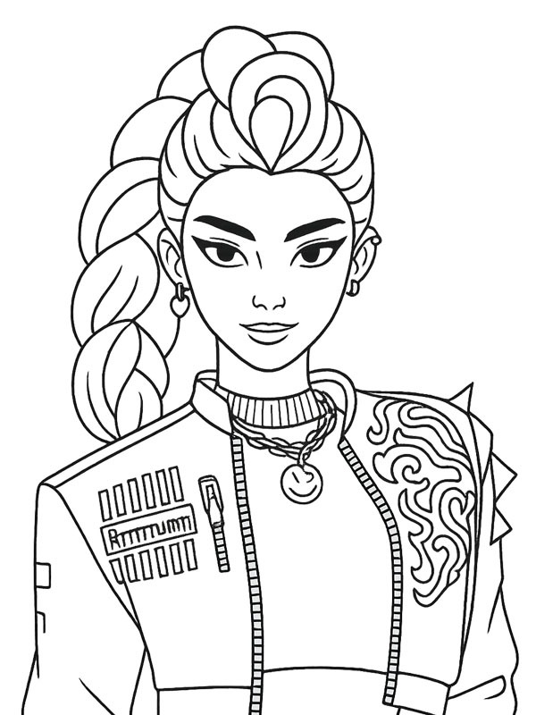 Rumi (KPop Demon Hunters) Målarbild Rumi (KPop Demon Hunters) Målarbild