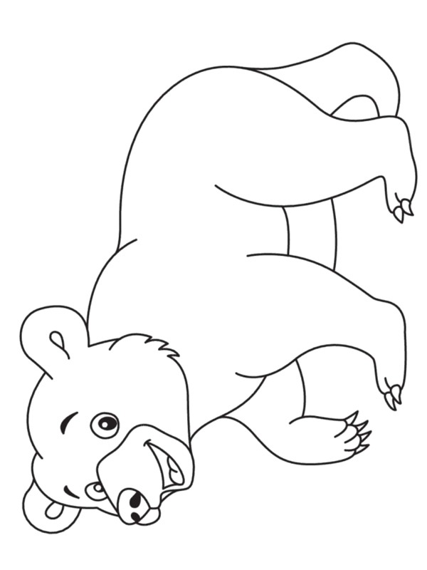 Söt isbjörn Målarbild