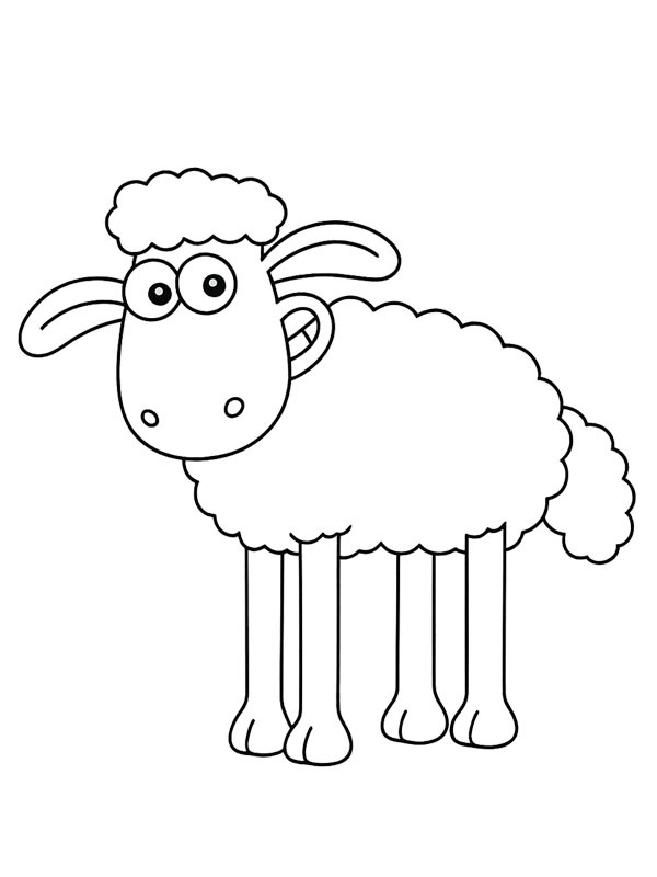 Fåret Shaun (Fåret Shaun) Målarbild Fåret Shaun (Fåret Shaun) Målarbild
