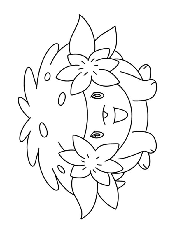 Shaymin (Pokémon) Målarbild Shaymin (Pokémon) Målarbild