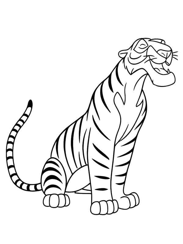 Shere Khan Målarbild Shere Khan Målarbild