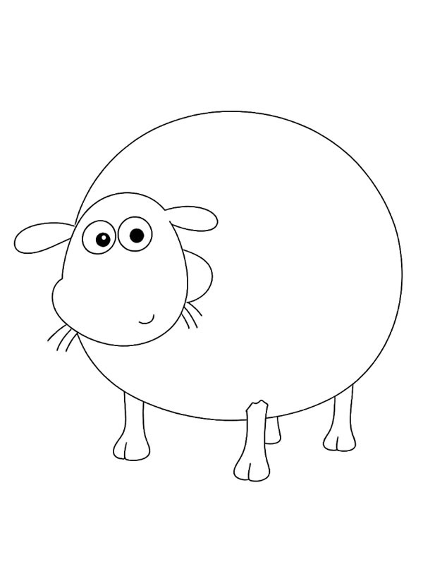Shirley (Fåret Shaun) Målarbild Shirley (Fåret Shaun) Målarbild