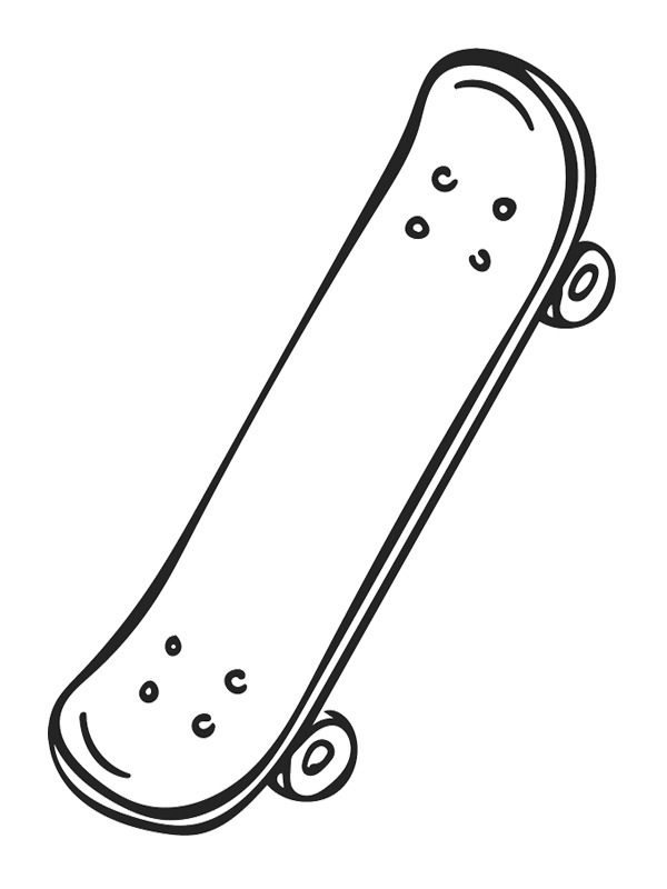 Skateboard Målarbild