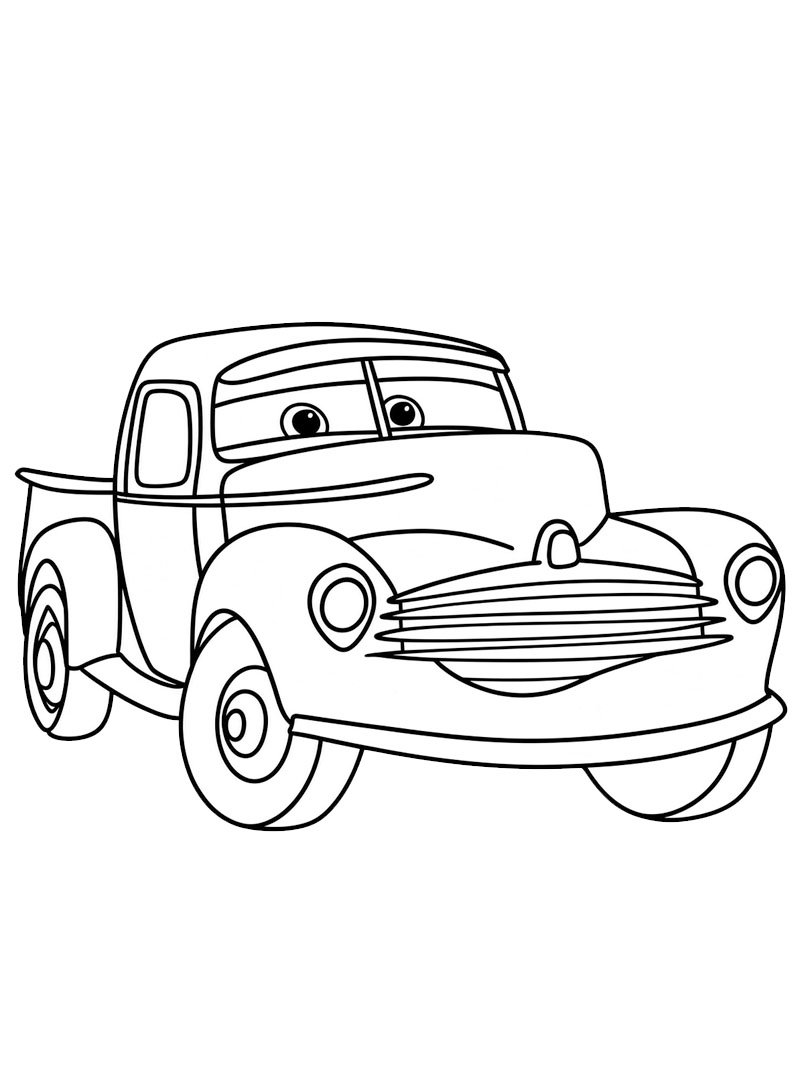 Smokey (Bilar 3) Målarbild