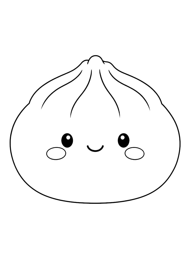 Squishy Dumpling Målarbild Squishy Dumpling Målarbild