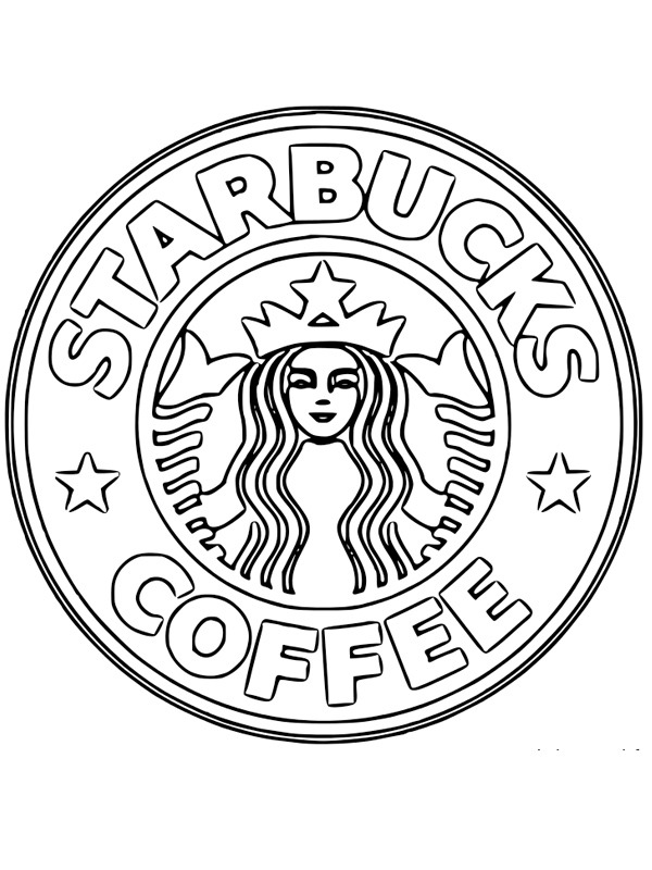 Starbucks logga Målarbild