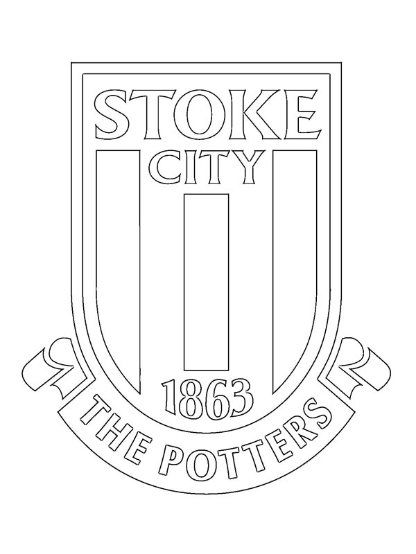 Stoke City FC Målarbild