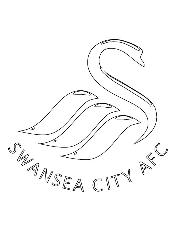 Swansea City Målarbild