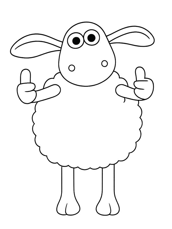 Timmy (Fåret Shaun) Målarbild Timmy (Fåret Shaun) Målarbild