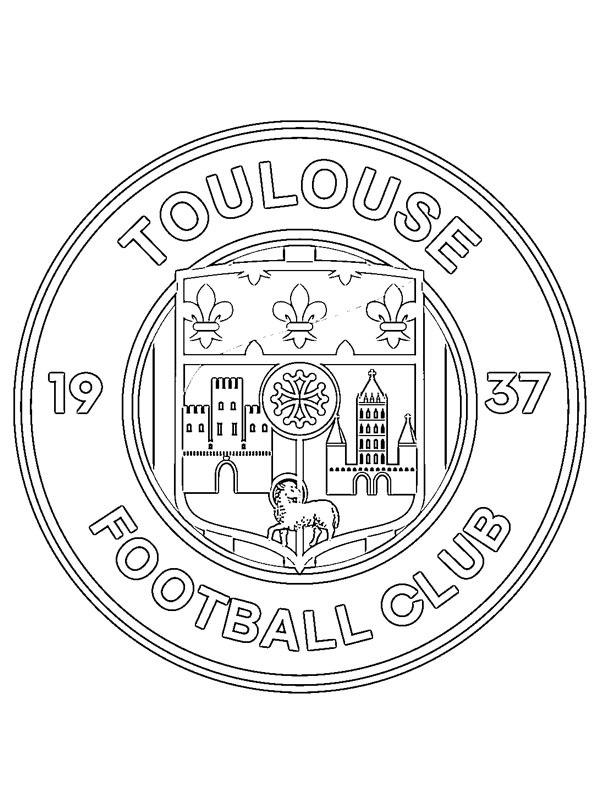 Toulouse FC Målarbild