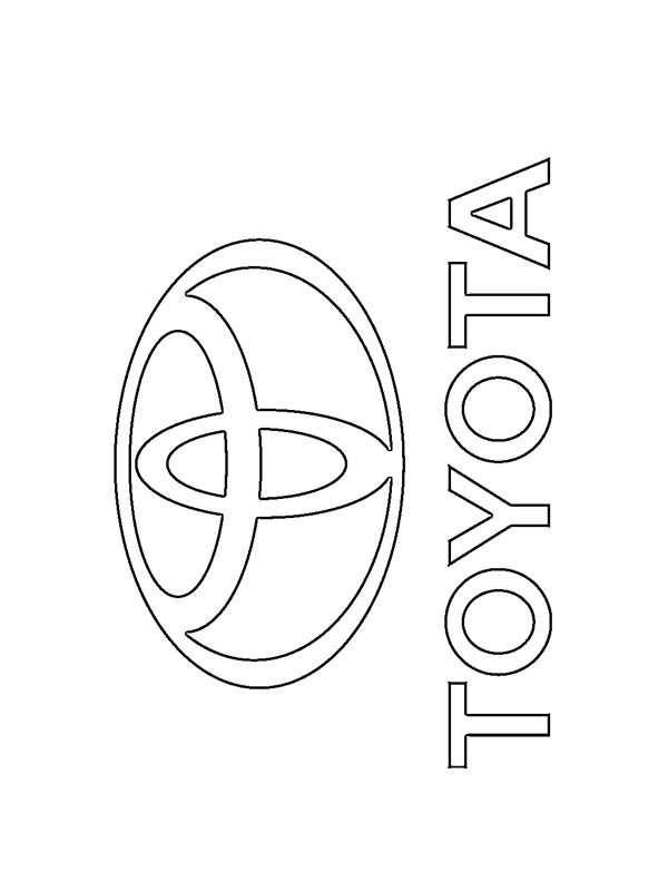 Toyota logga Målarbild