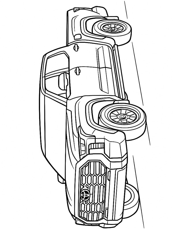 Toyota Tundra Målarbild Toyota Tundra Målarbild