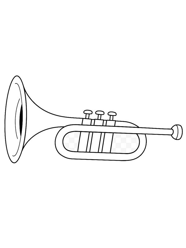 Trumpet Målarbild Trumpet Målarbild