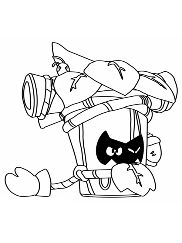 Trunk (Brawl Stars) Målarbild Trunk (Brawl Stars) Målarbild